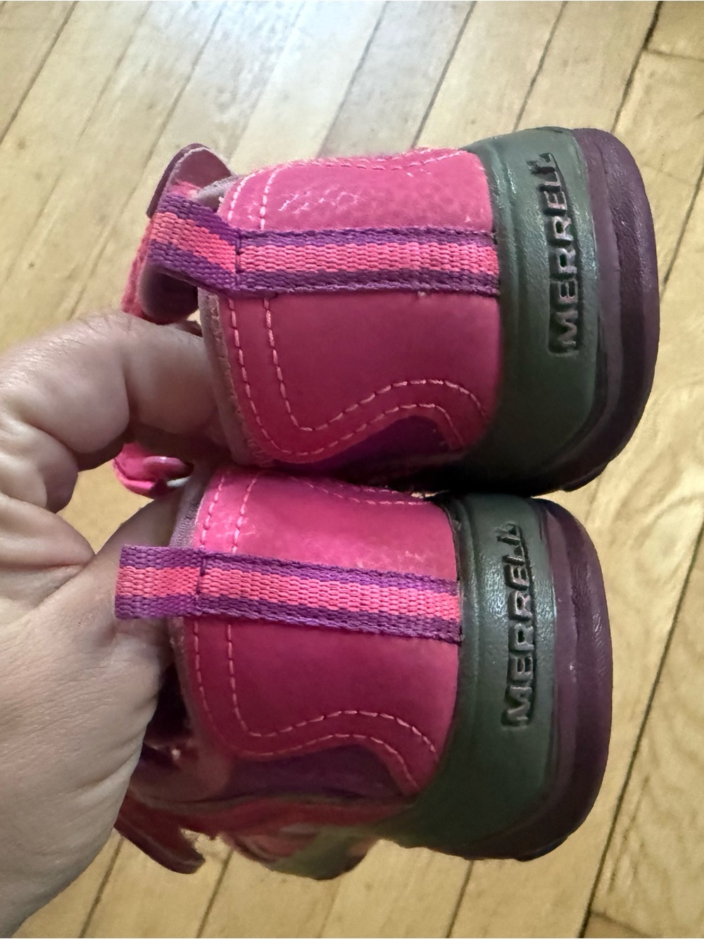 Merrell Hydro Kid's Closed Toe Camp Sandals Girls Size 2 - Picture 4 of 7